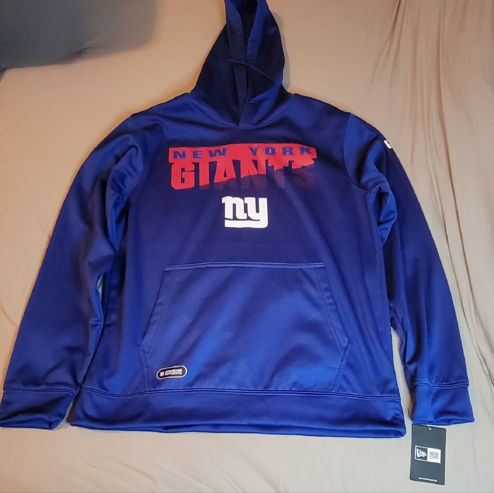 Men's New York Giants New Era Royal Combine Authentic Stated Logo